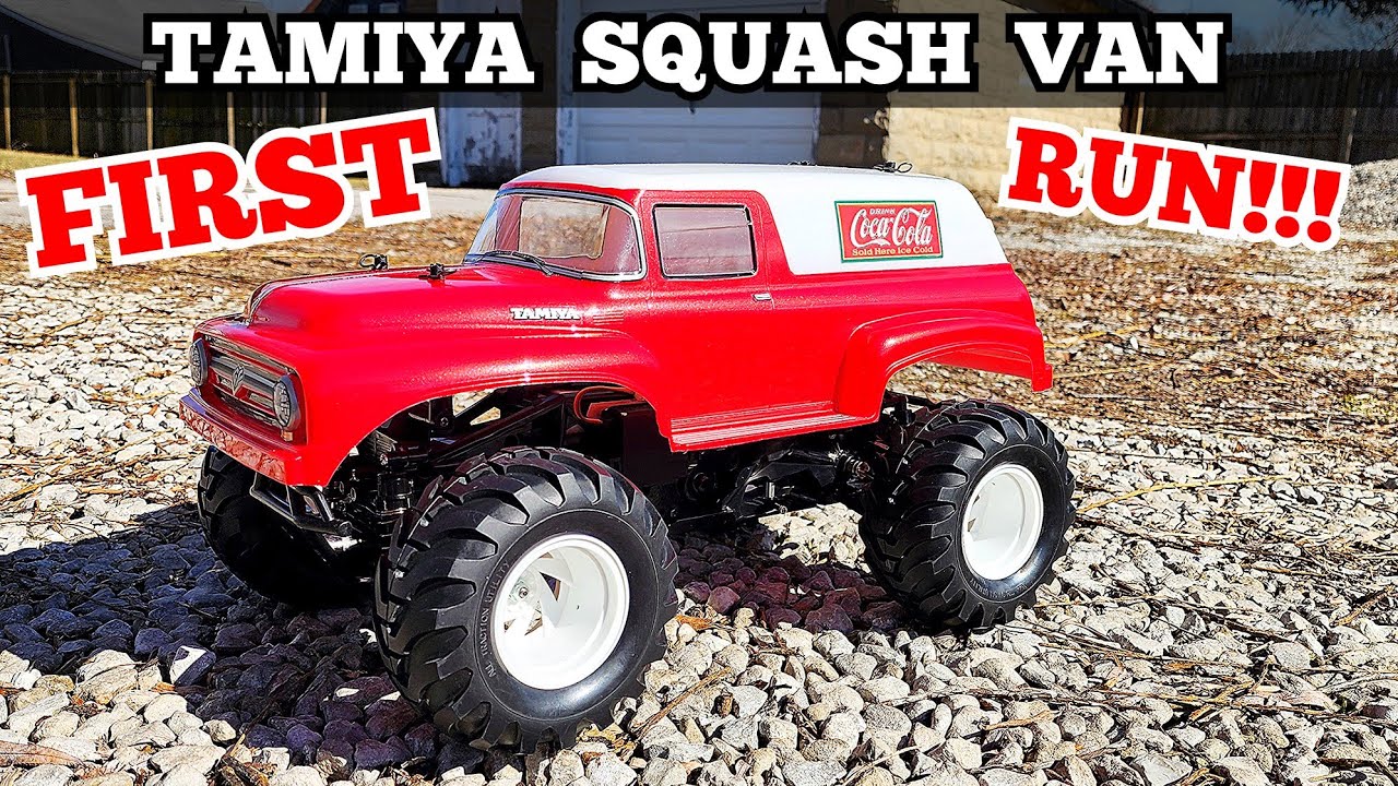 Tamiya Squash Van First Run 12t 550 motor