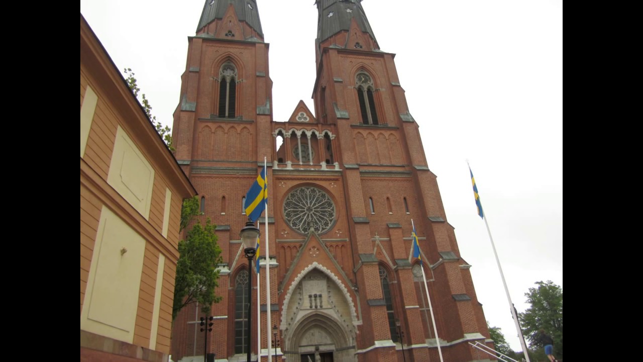 Alla fem klockorna i Uppsala domkyrka (samt ringning till morgonmässa kl. 08.30) (video+bildspel)