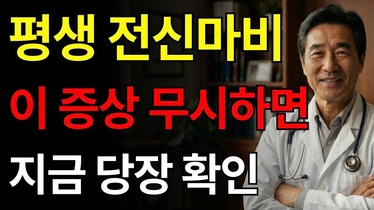 자다가 갑자기 팔에 힘이 빠지나요? 뇌졸중 골든타임을 놓치면 평생 누워 지냅니다.