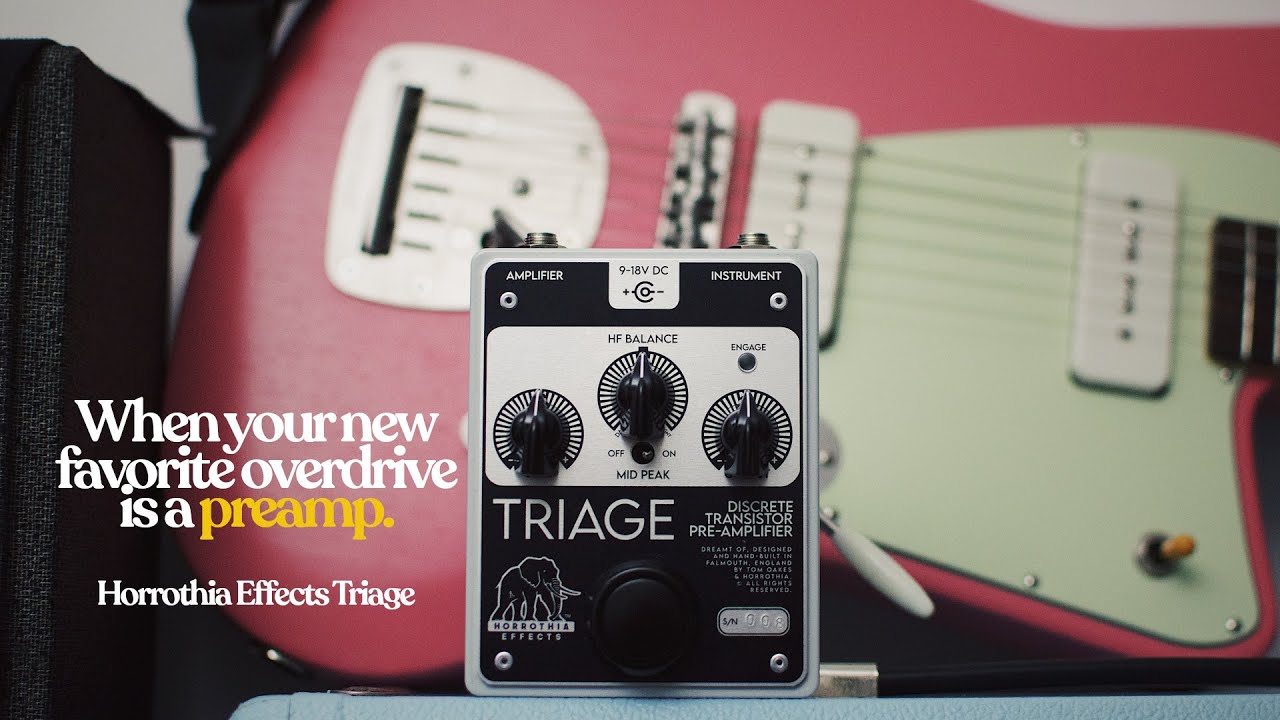 I'm currently obsessed with this preamp! | Horrothia FX Triage Preamp/Overdrive
