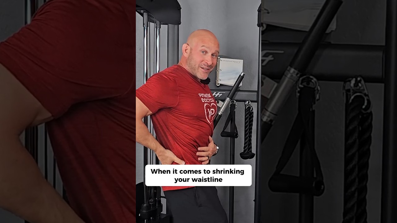 Even at 10% body fat, abdominal distension can make you look twice as big! #WaistlineGoals