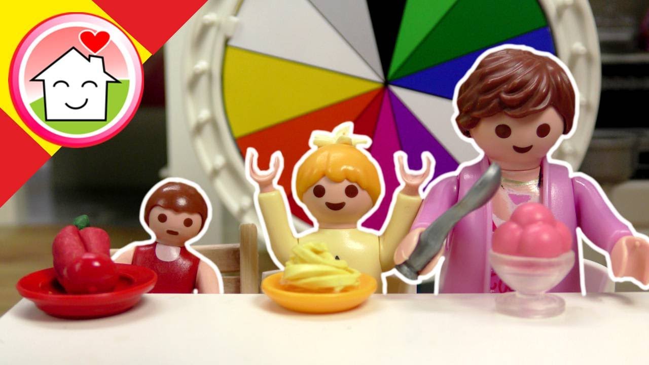 Playmobil en español Un día, un color: historias con Anna y Lena - La Familia Hauser