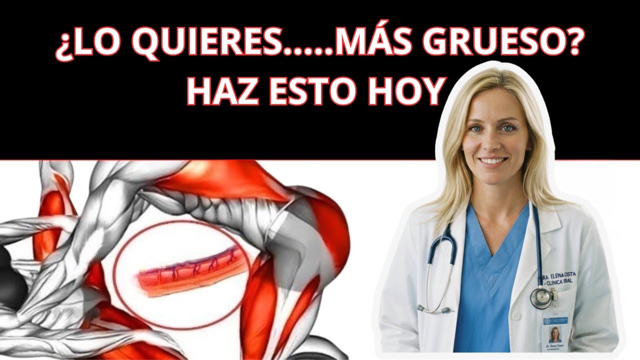 URÓLOGA: ¿Lo Quieres Más GRUESO? Llénalo de Sangre con 1 Solo Gesto!