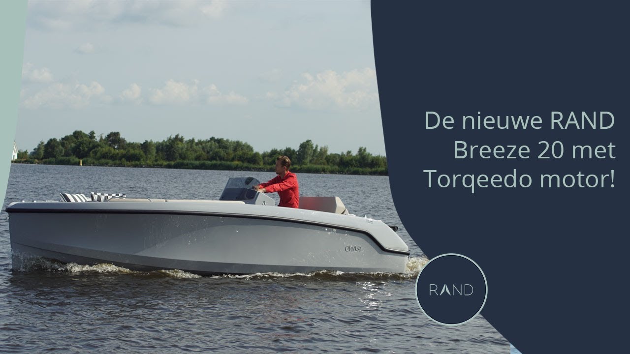 De nieuwe RAND Breeze 20 met Torqeedo motor op de Kagerplassen!