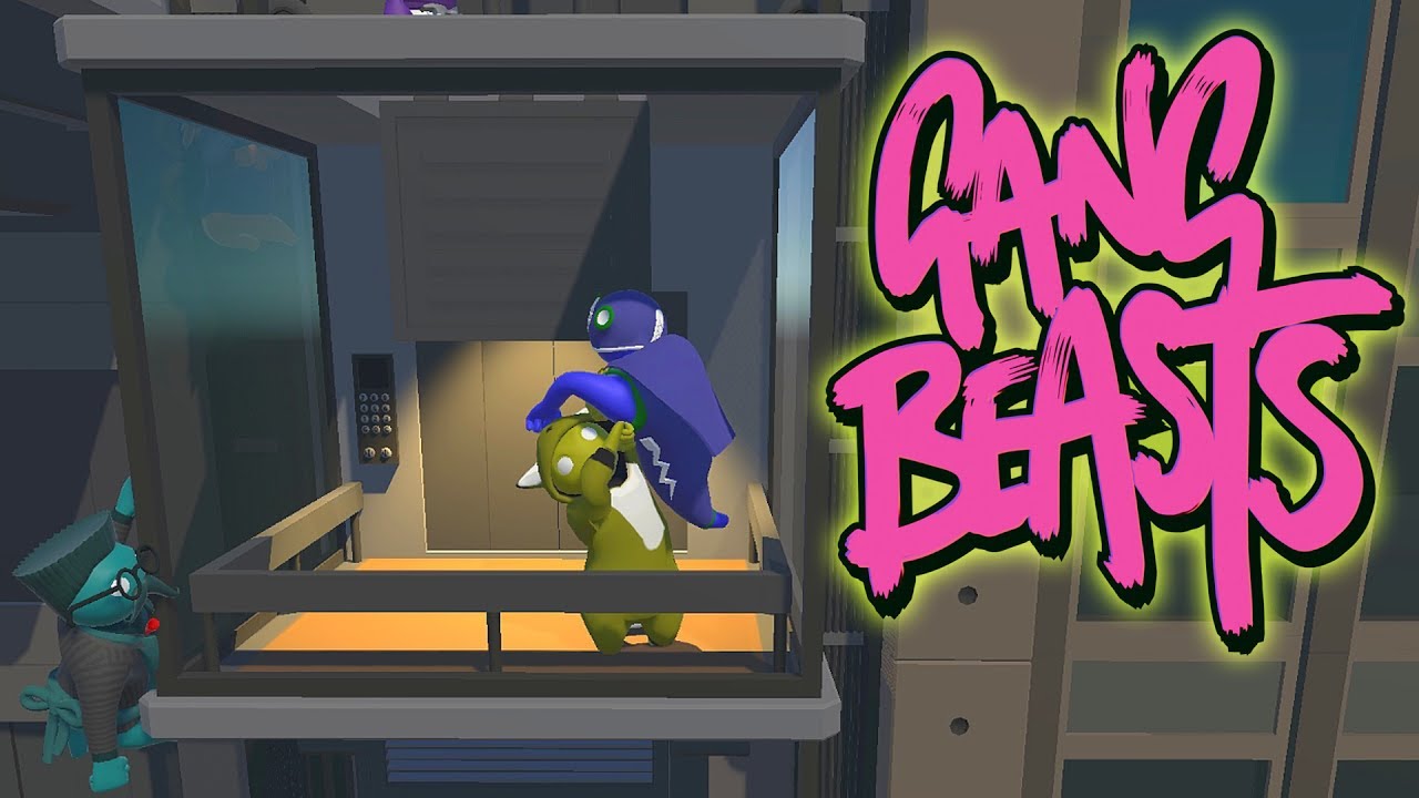 Gang Beasts The Falling Elevator | GANG BEASTS GAMEPLAY PART 1