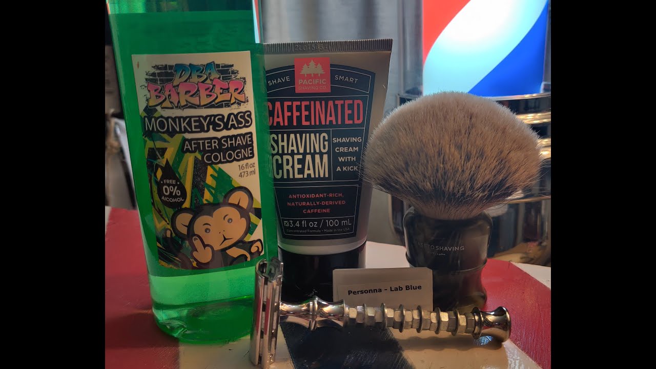 Rockwell 6C head shave using Pacific Shave Co. Caffeinated shave cream