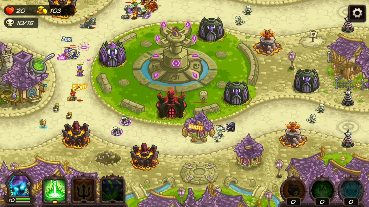 Kingdom Rush Vengeance - City Of Lozagon - Campaign 3 Stars