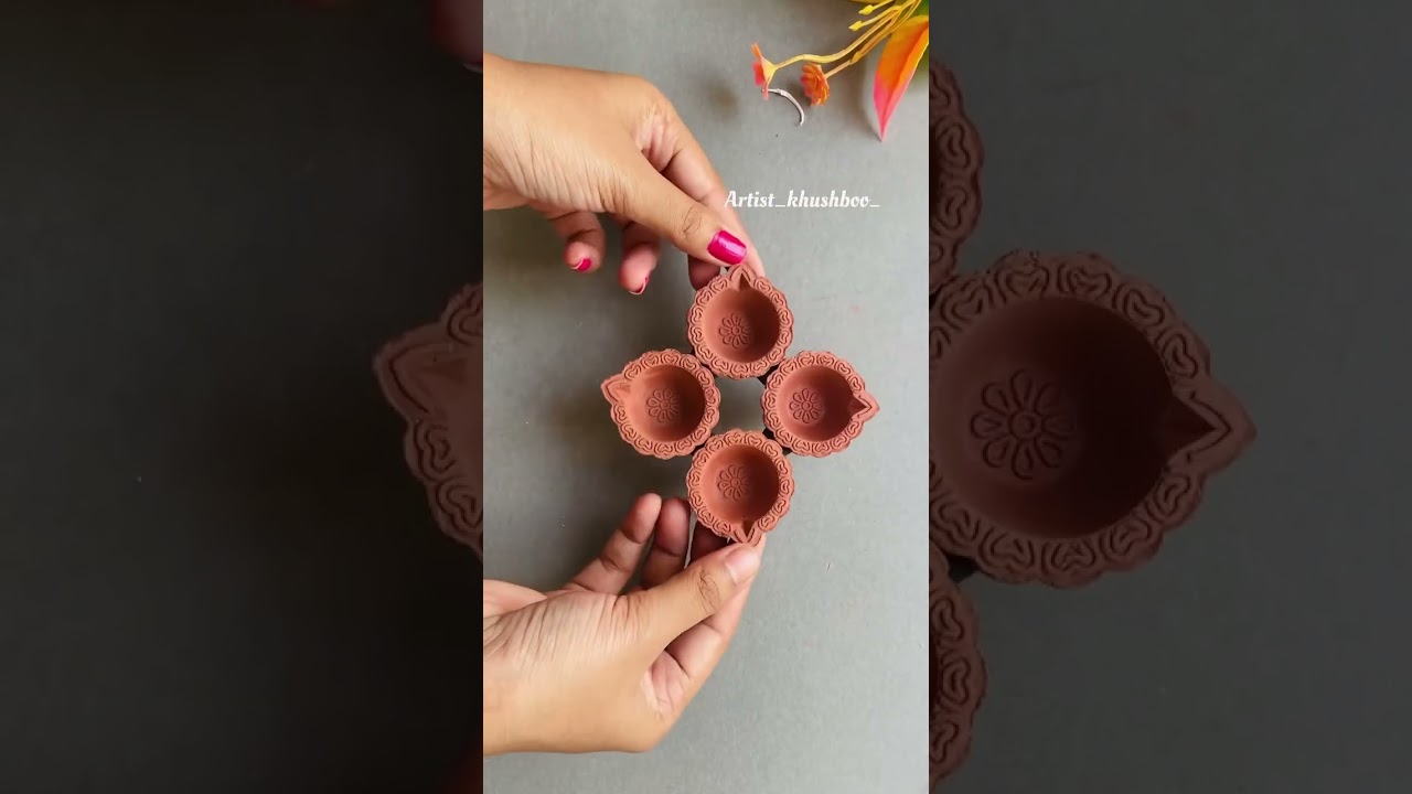 Diya decoration ideas/ diya stand making ideas #youtubeshorts #shorts #diya #diy #craft