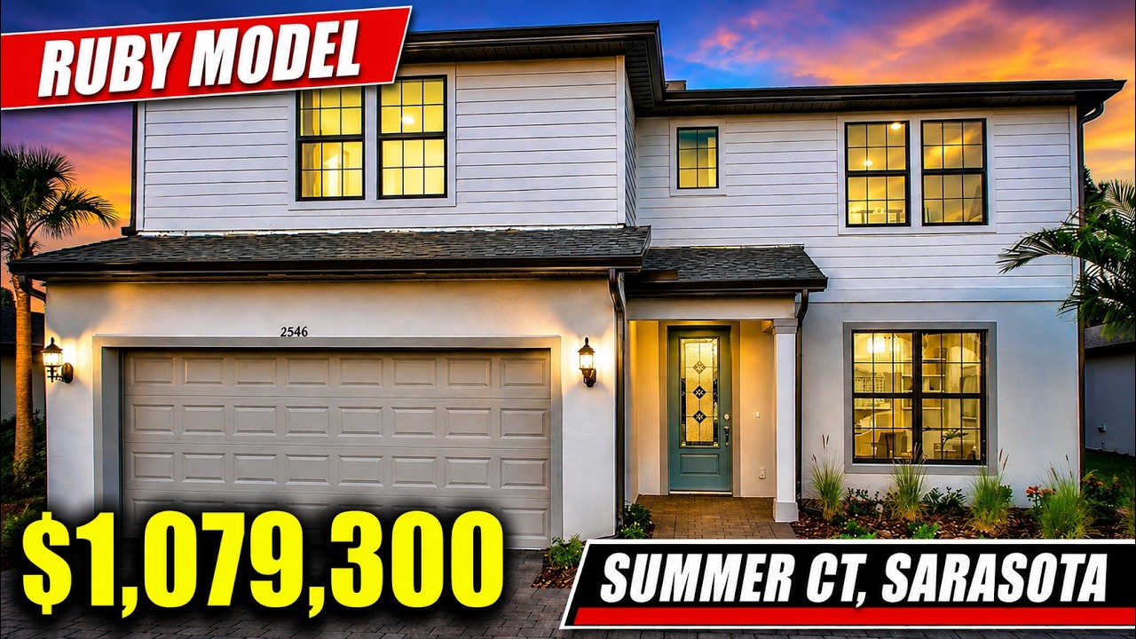Sarasota Home Tour | The New Community Buyers Keep Missing | RUBY Model | Summer Ct, Sarasota