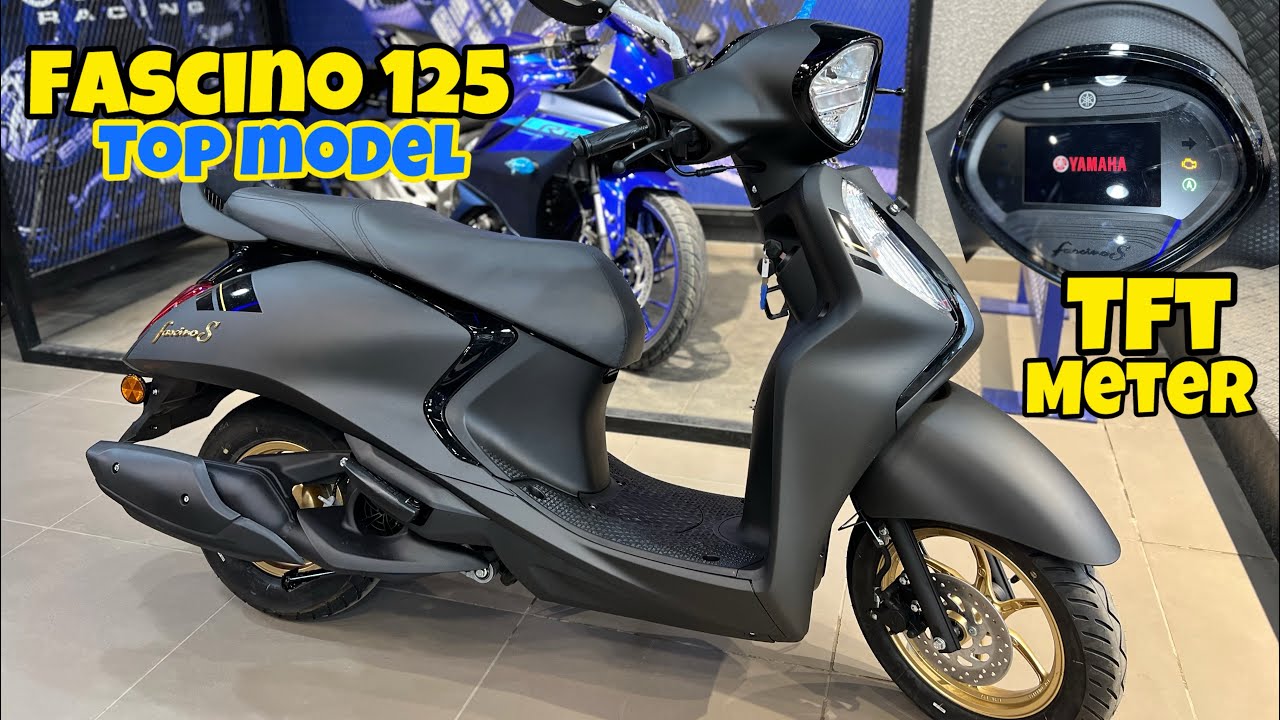 2025 New Yamaha Fascino 125 TFT Meter Detailed Review | 2025 Yamaha Fascino 125 Top Model | Scooter 