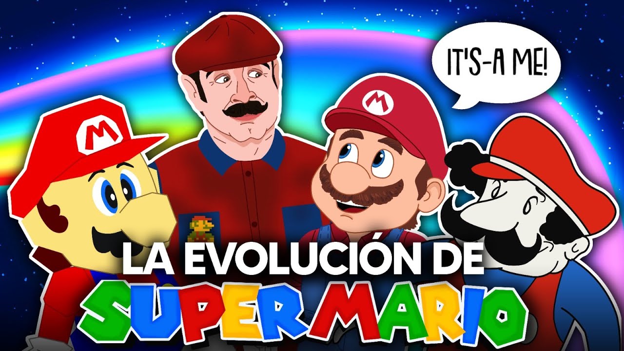 La evolución de Super Mario (ANIMADA)