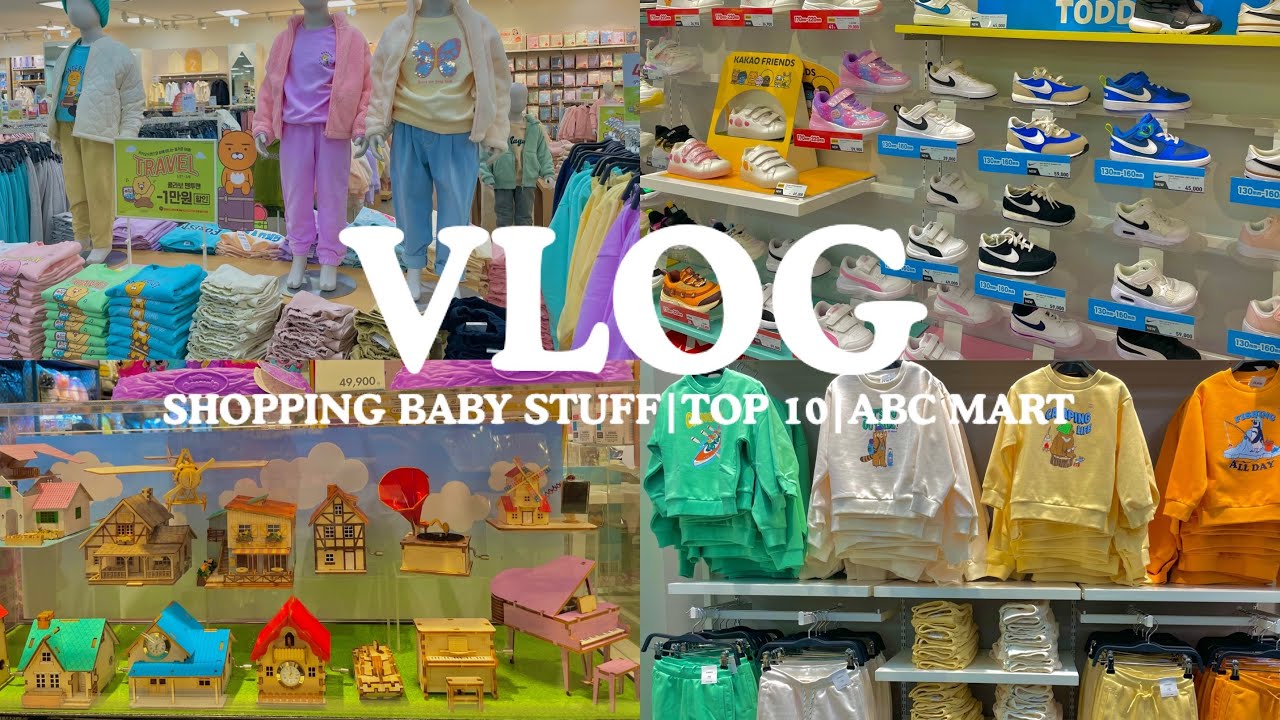 SHOPPING IN KOREA🇰🇷|BUYING BABY STUFF|TOP 10|ABC MART🇰🇷