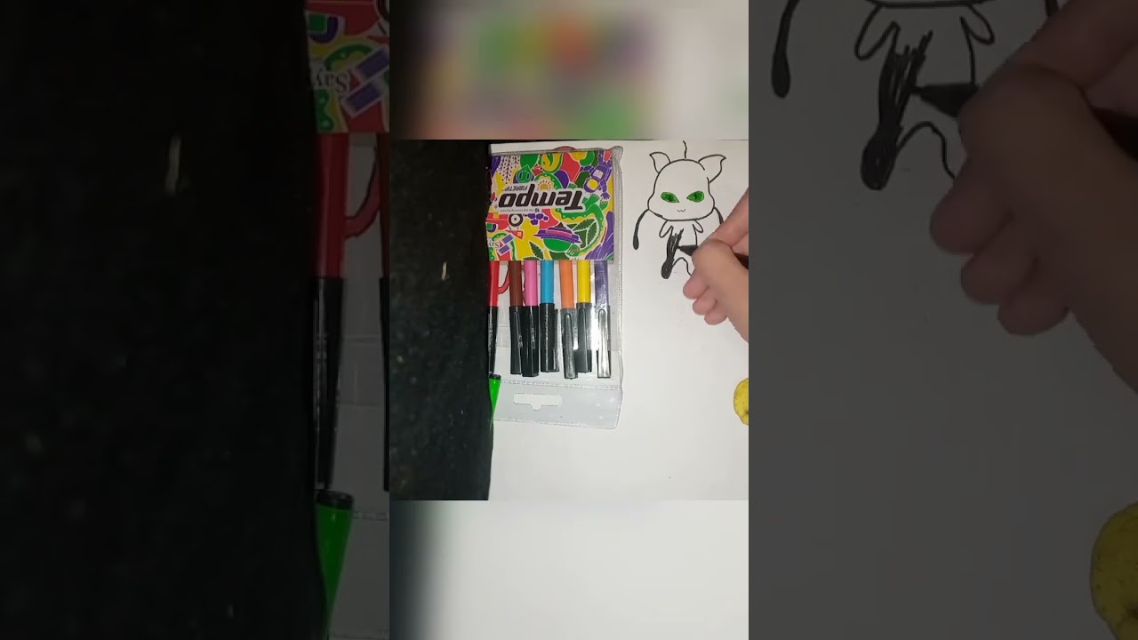 how to draw plagg ll kwami of cat noir