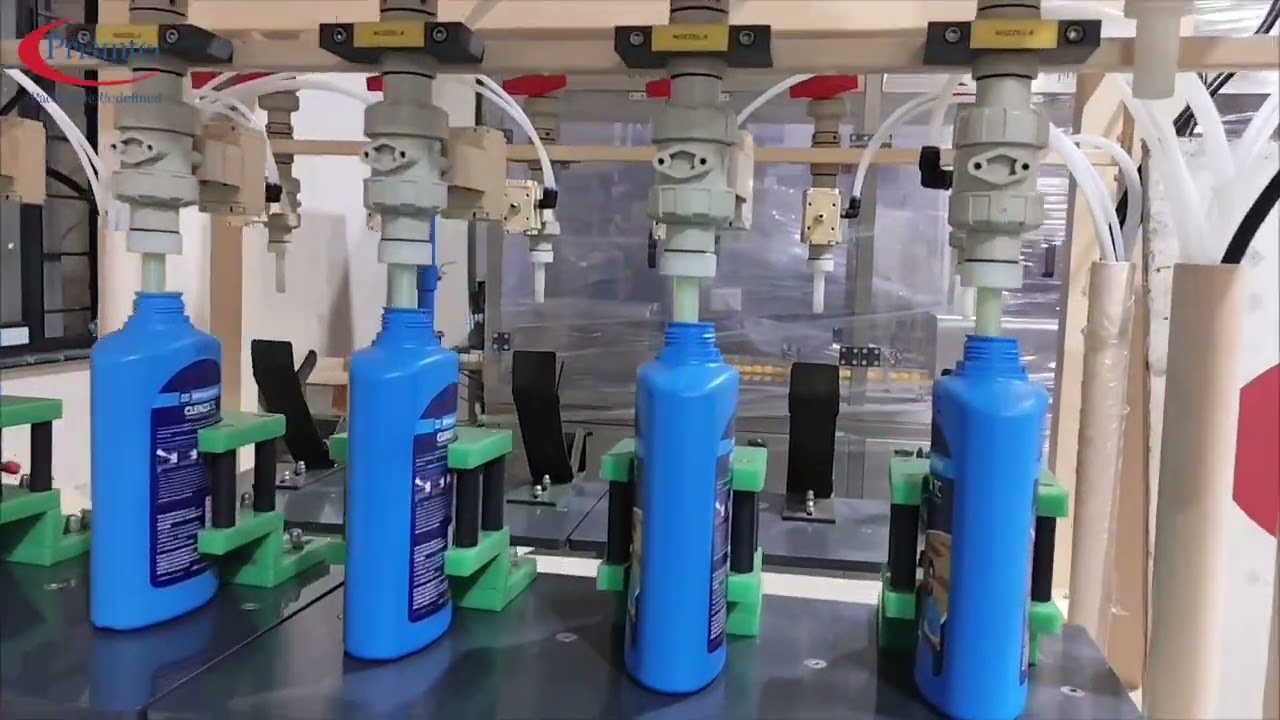 Floor Cleaner 1000 ml HDPE Bottle Semi Automatic Filling and Capping Machine