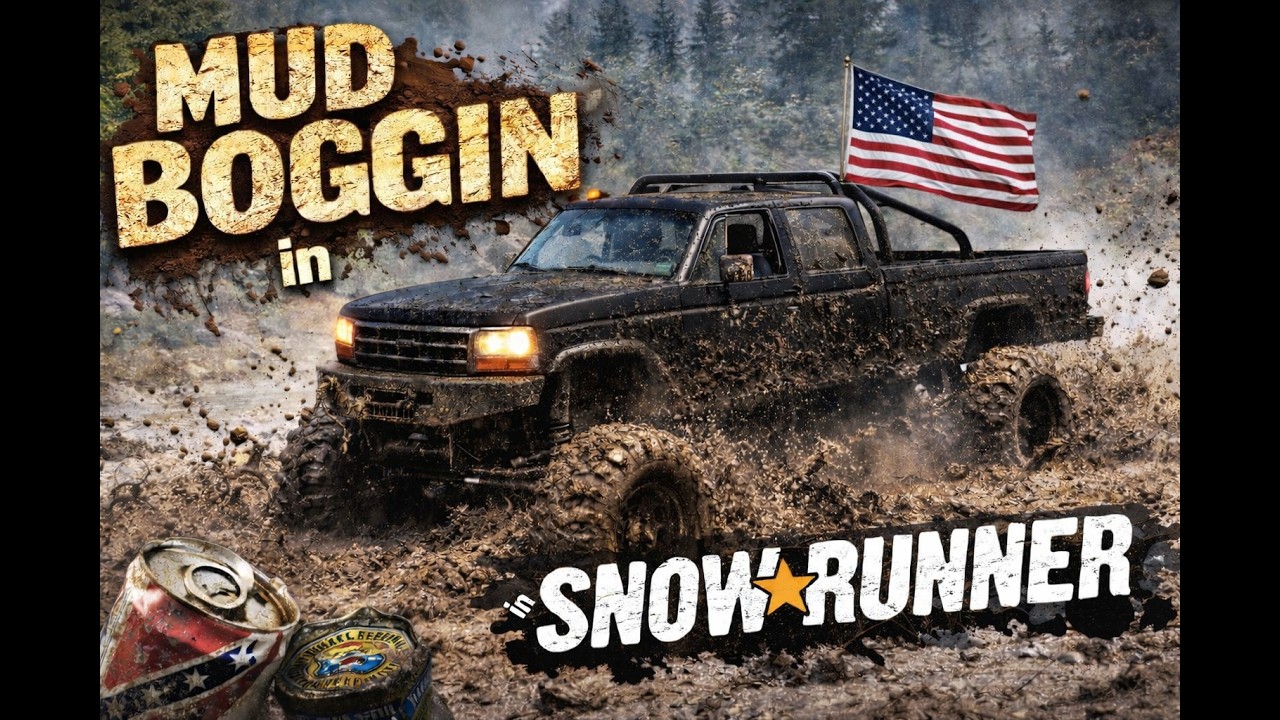 Mud bogging in snow runners