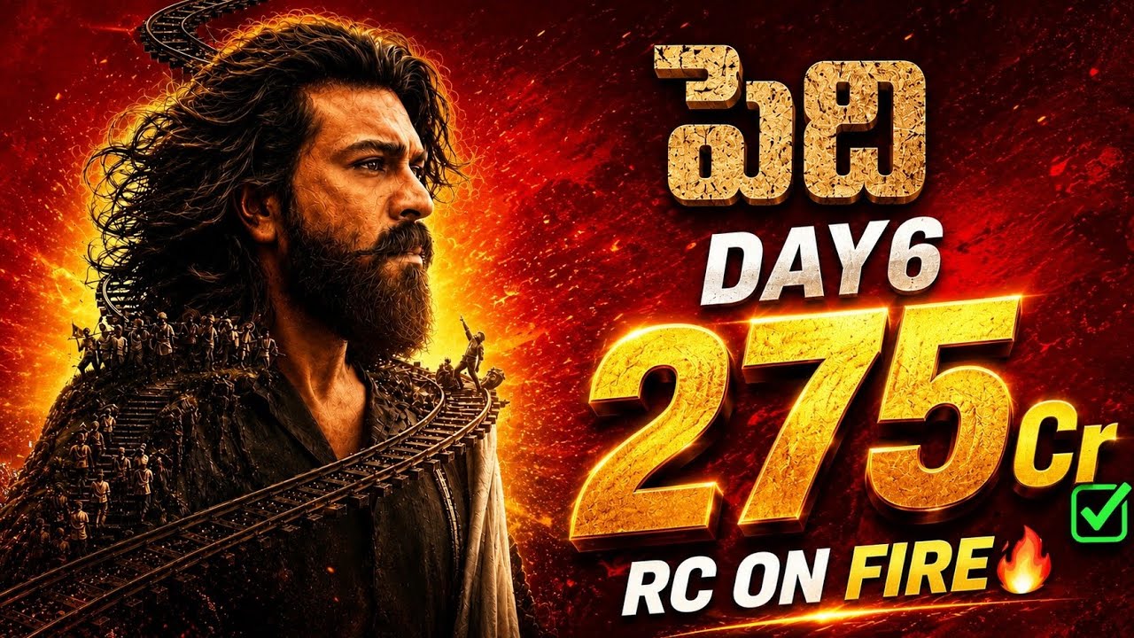 PEDDI Day 6 Collections❓275Cr💥| Ram Charan | PEDDI Boxoffice Report | Power Of Movie Lover