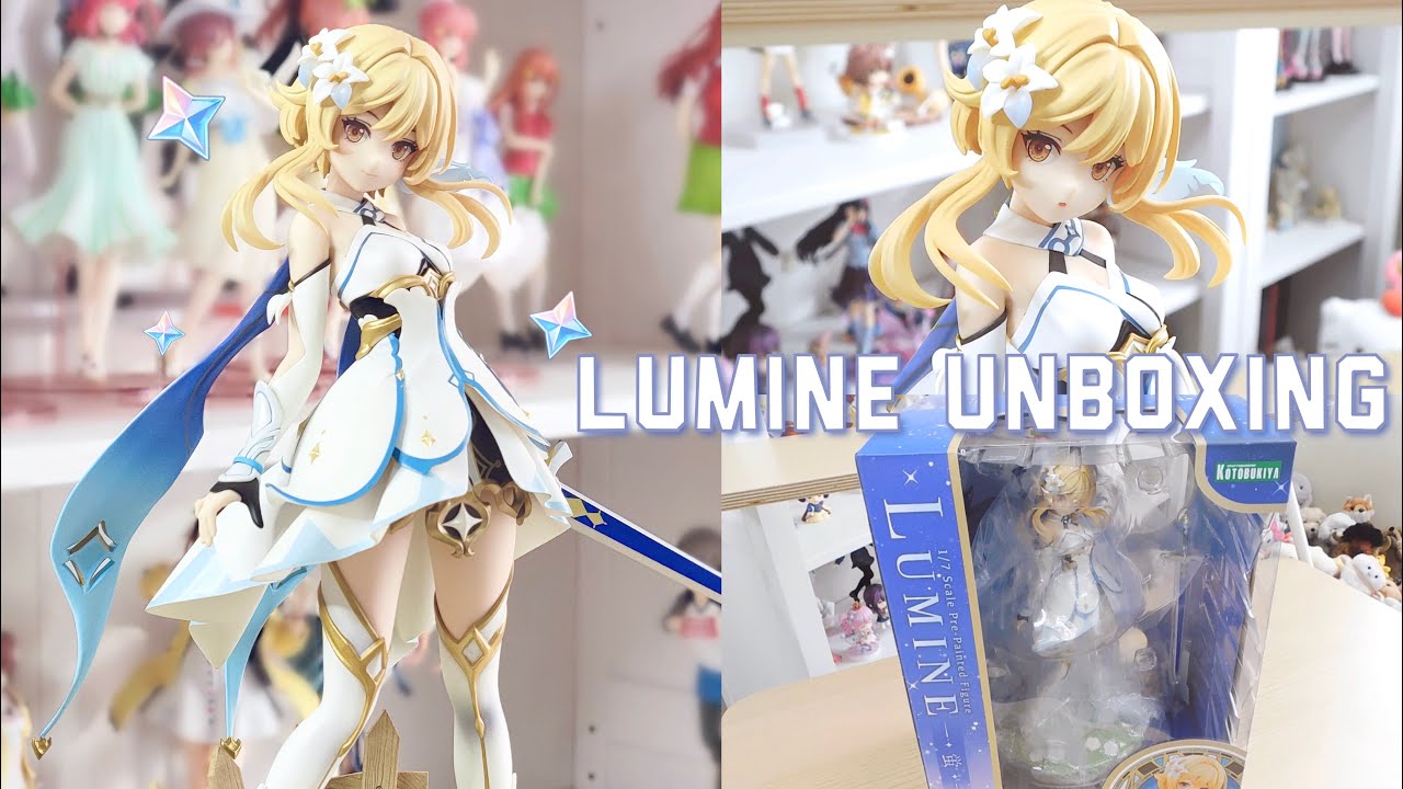 Распаковка фигурки Lumine Kotobukiya в масштабе 1/7 💫🌙 | Genshin Impact