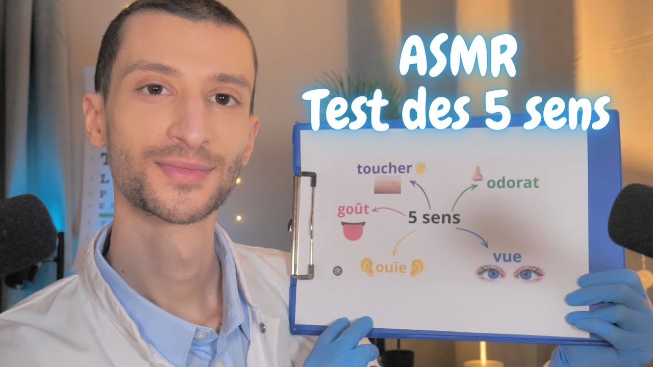 ASMR Roleplay Test des 5 sens