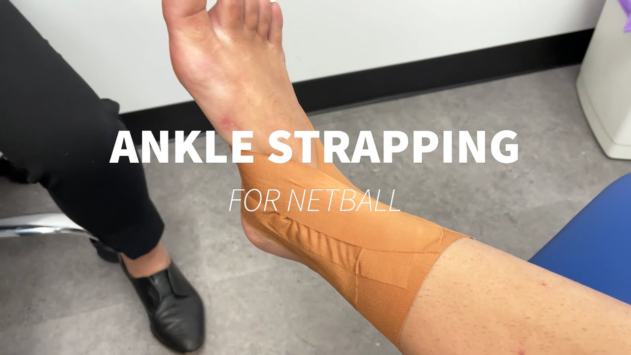 Ankle Strapping for Netball (and other sports)