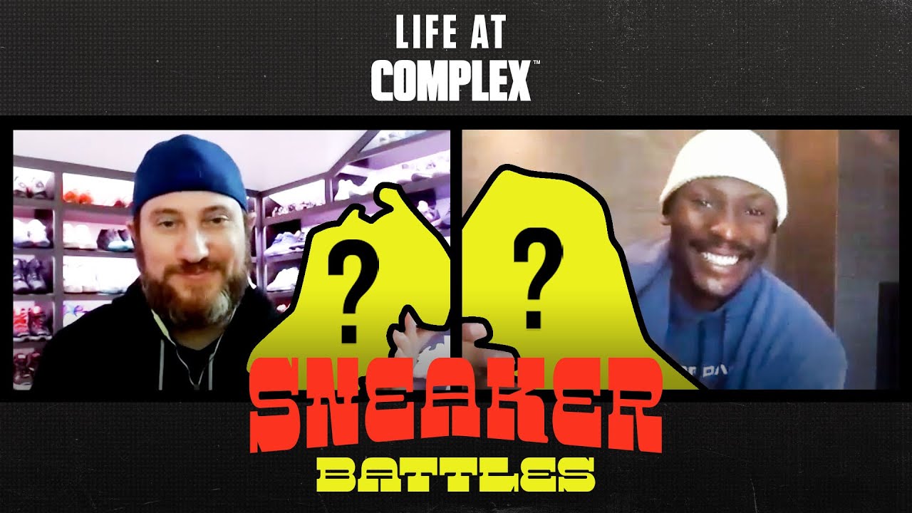 Josh Luber of StockX vs Charlotte Hornets Bismack Biyombo in a&nbsp;Sneaker&nbsp;Battle | #LIFEATCOMPLEX