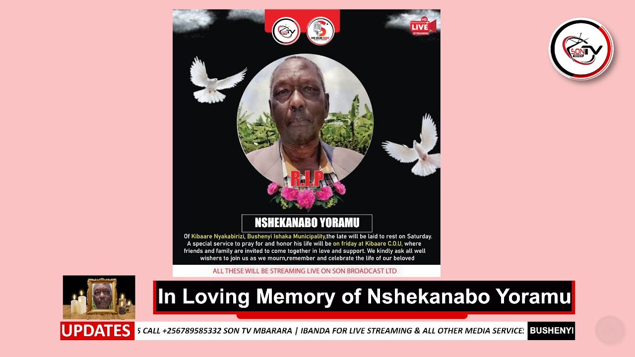 Celebrating the Life of Nshekanabo Yoramu | Special Memorial Service at Kibaare C.O.U - 21st Nov 25.