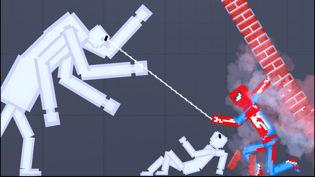 Spider-Man Saves people from Human-Mutant in People Playground