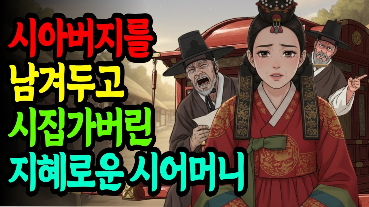 시아버지를 혼자 남겨두고 시집가버린 지혜로운 시어머니｜야담｜야사｜민담｜옛날이야기｜