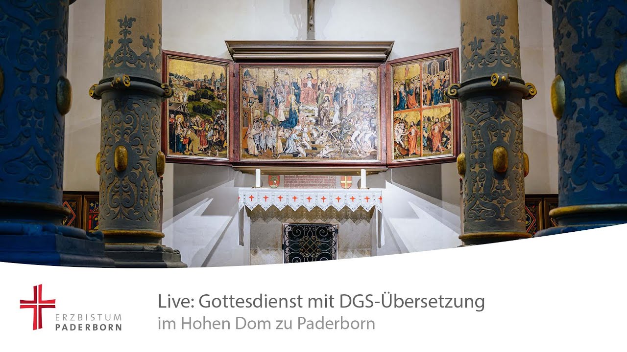Live: Gottesdienst mit DGS-Übersetzung