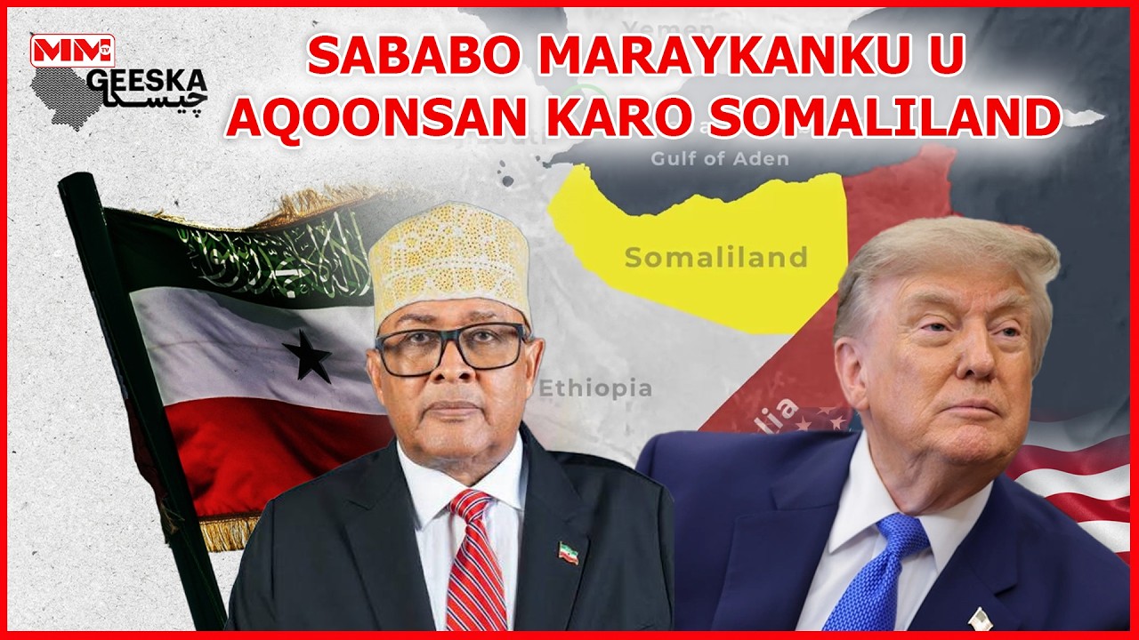 Sababo Maraykanku u Aqoonsan karo Somaliland oo la soo bandhigay.