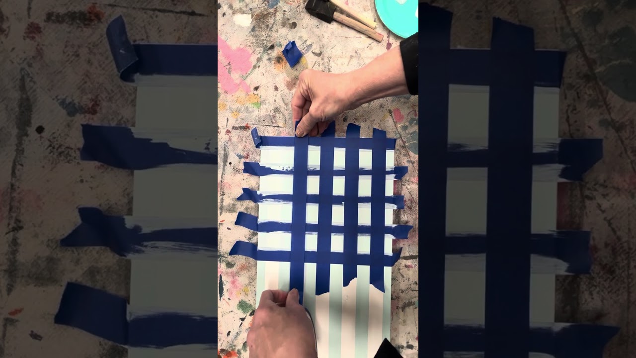 Painting Gingham!
