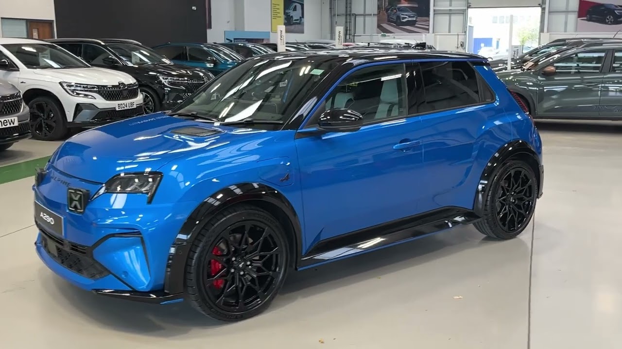 A290 GTS In Alpine vision blue and deep black Roof
