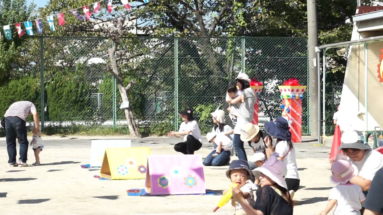 運動会～親子競技（トトロとさんぽ）