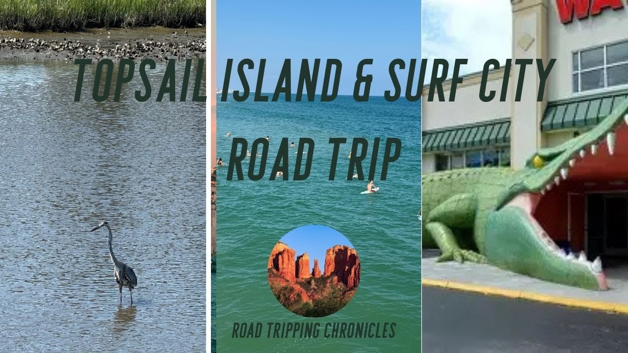 Coastal Escape 🌊 Epic Roadtrip to Topsail & Surf City!