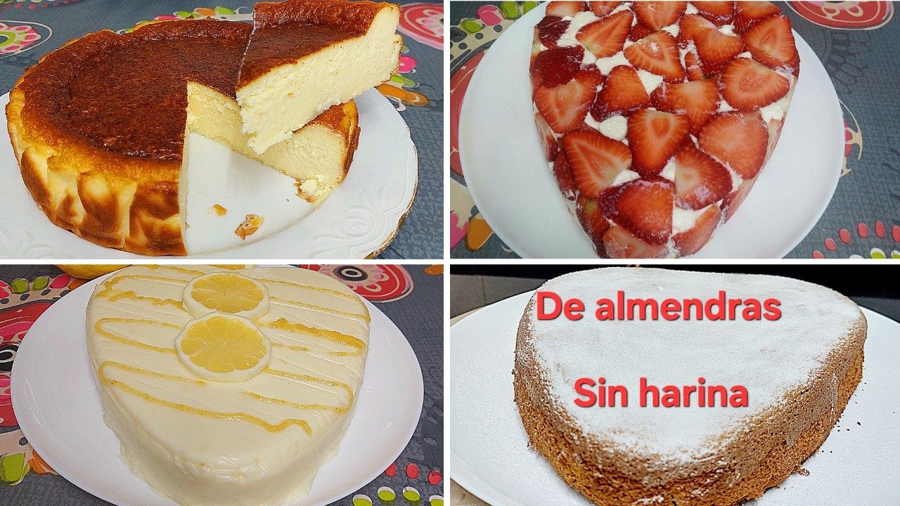 🔥 4 Postres Fáciles para San Valentín 💘 | Dulces Románticos y Deliciosos