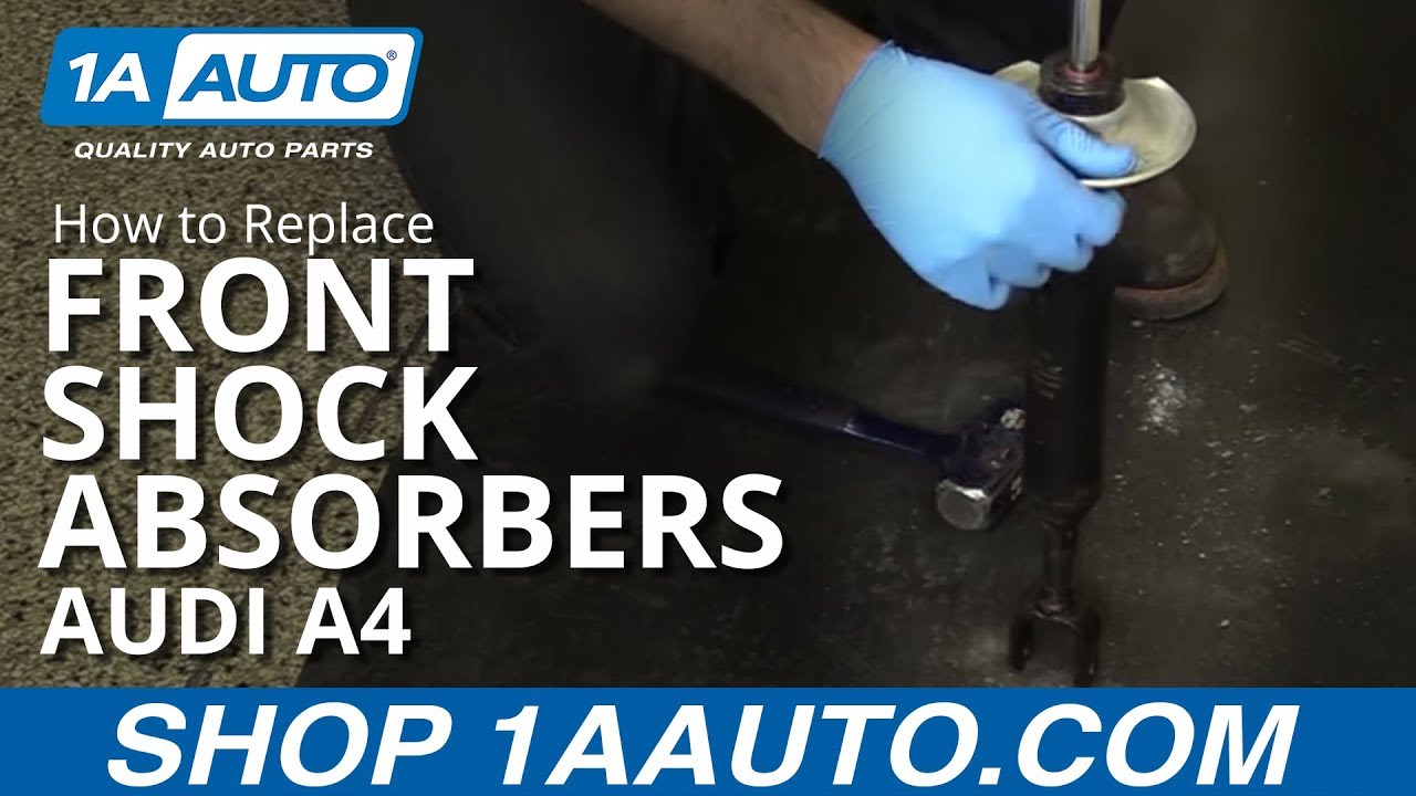 How to Replace Front Shock Absorbers 00-08 Audi A4