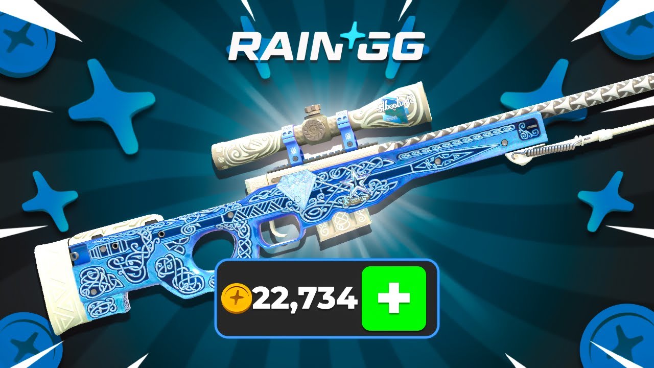 UNBOXING AN AWP GUNGNIR ON RAIN.GG..