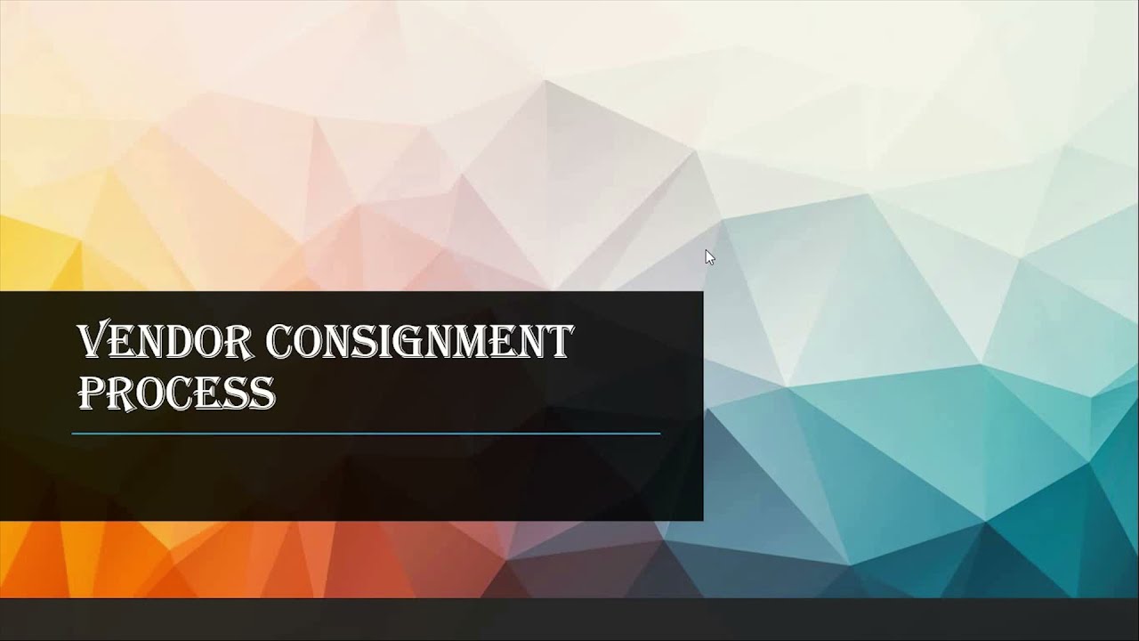 Vendor Consignment Process | | Consignment Process in MM | Special Process