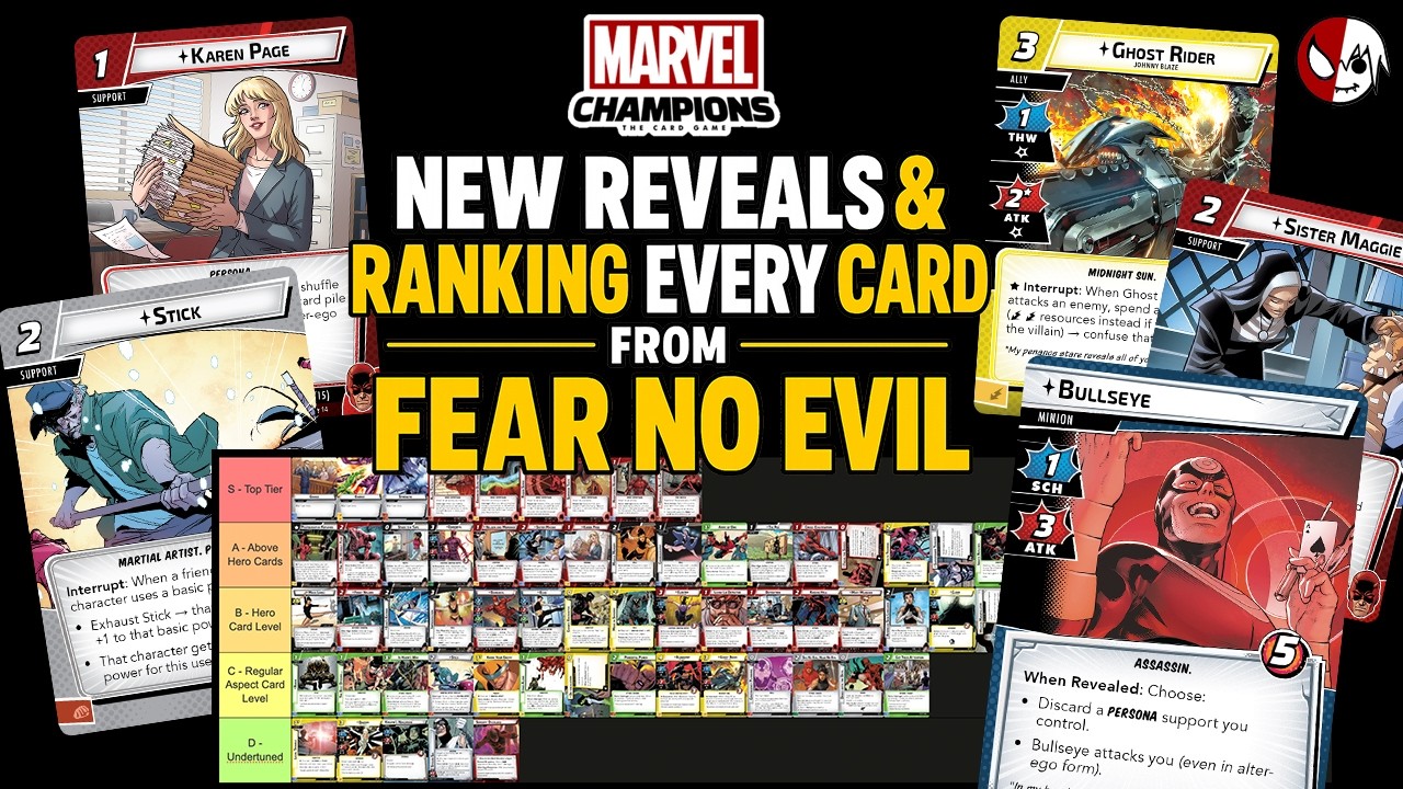 New Reveals & Ranking Every Card in Fear No Evil | Marvel Champions
