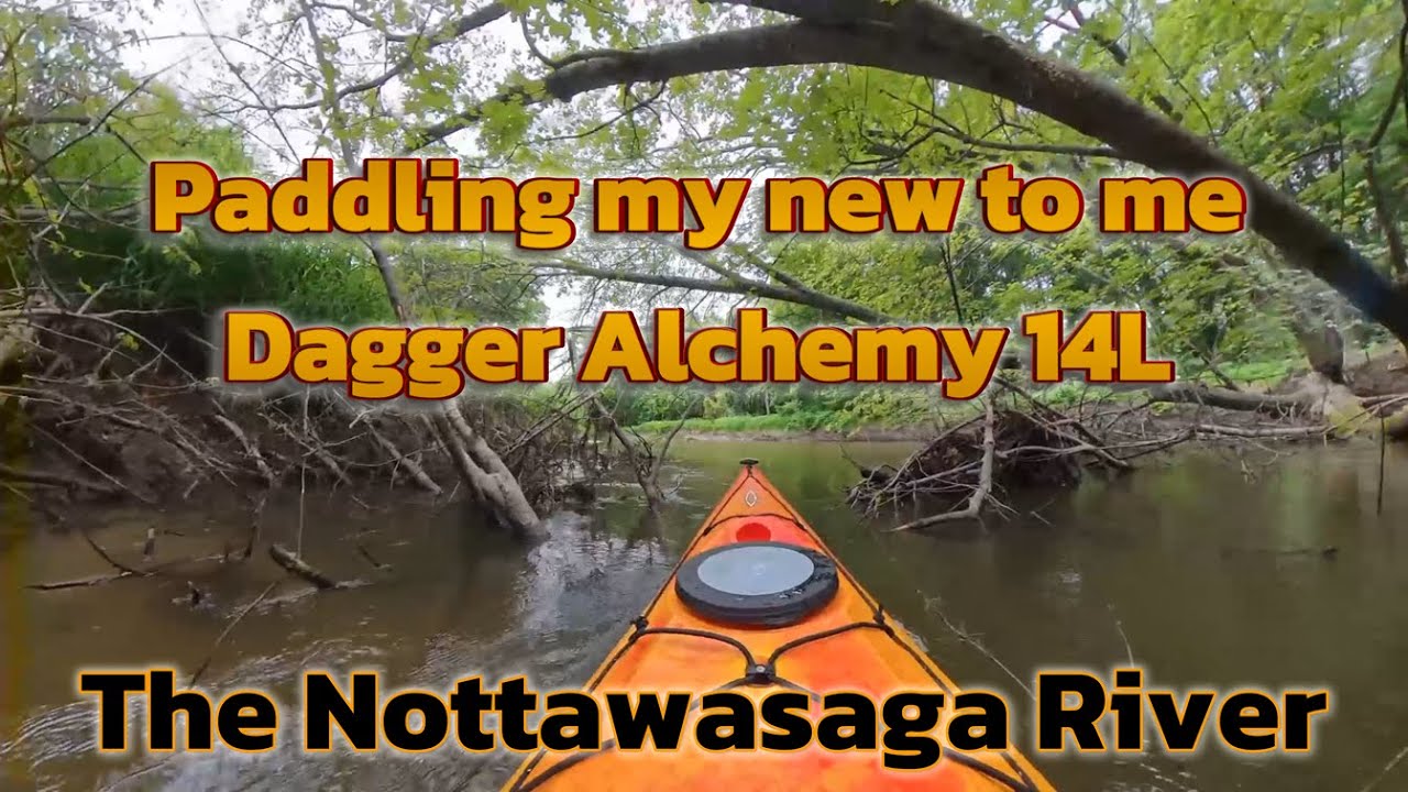 First Paddle in my Dagger Alchemy 14L on the Nottawasaga River
