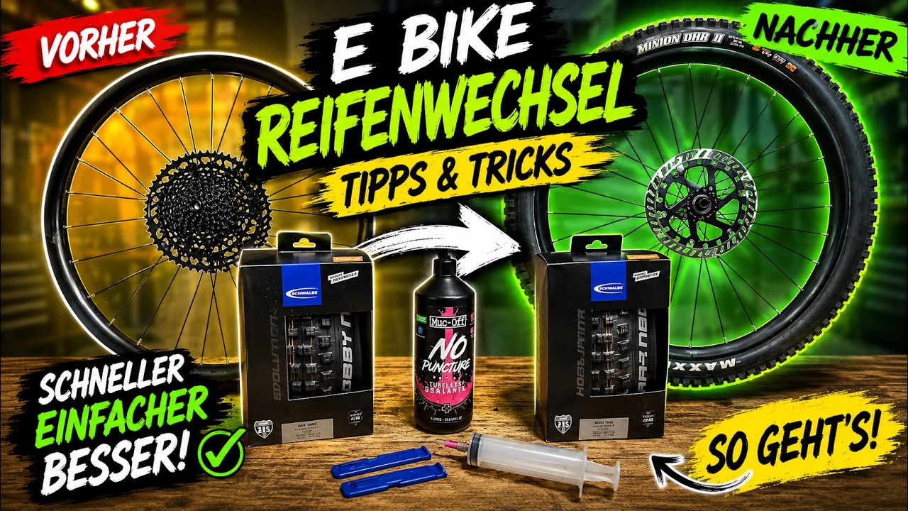 EMTB Reifenwechsel leicht gemacht | Schwalbe-Reifen | Meine Tipps und Tricks | Cube Stereo 160 TM 🤩