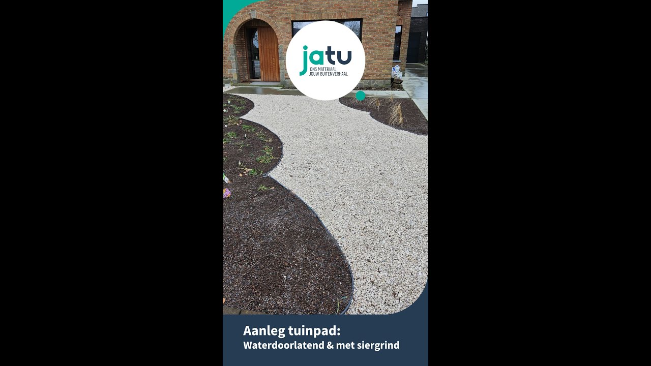 Hoe leg ik een tuinpad aan? Waterdoorlatend en met siergrind