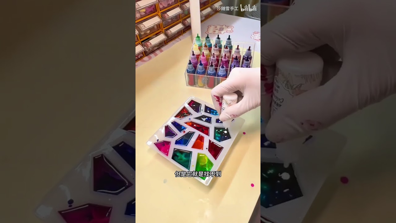 【滴胶手工DIY】弄巧成拙！没想到这都可以！#手工#DIY#
