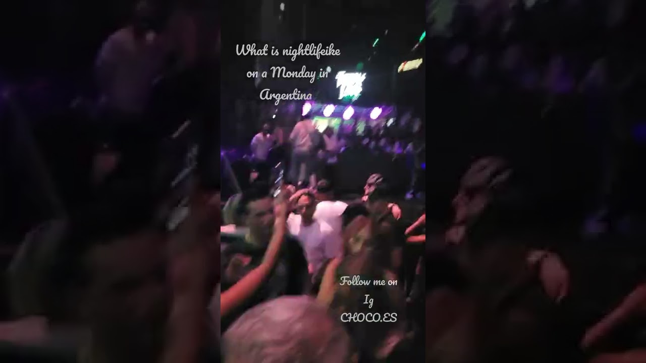 Monday mega party Buenos Aires, Argentina