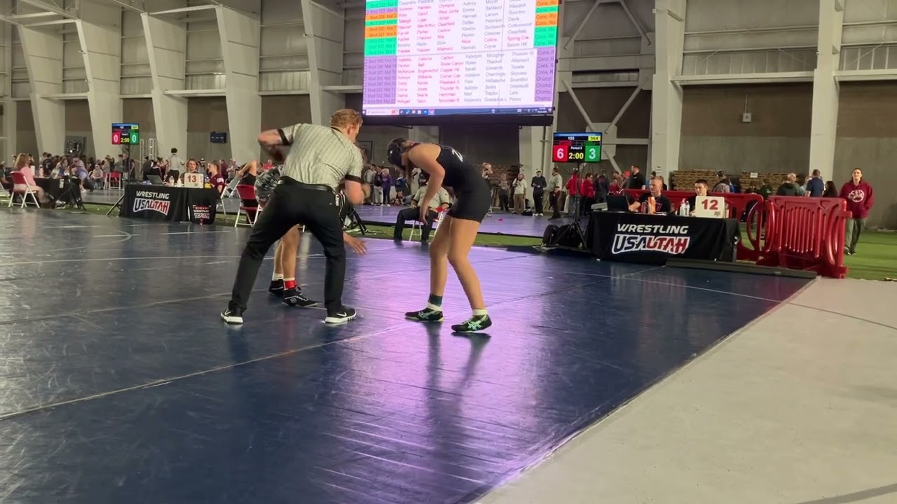 2. Girls Wrestling - The Christmas Bash - #SLC 12/20/2024 - 7 pm #utah #wrestling 155 lb
