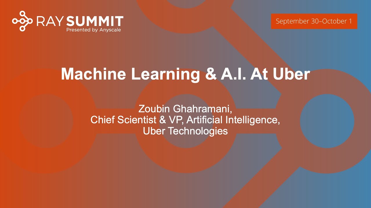 Keynote: Machine Learning & A.I. At Uber - Zoubin Ghahramani, Chief Scientist & VP
