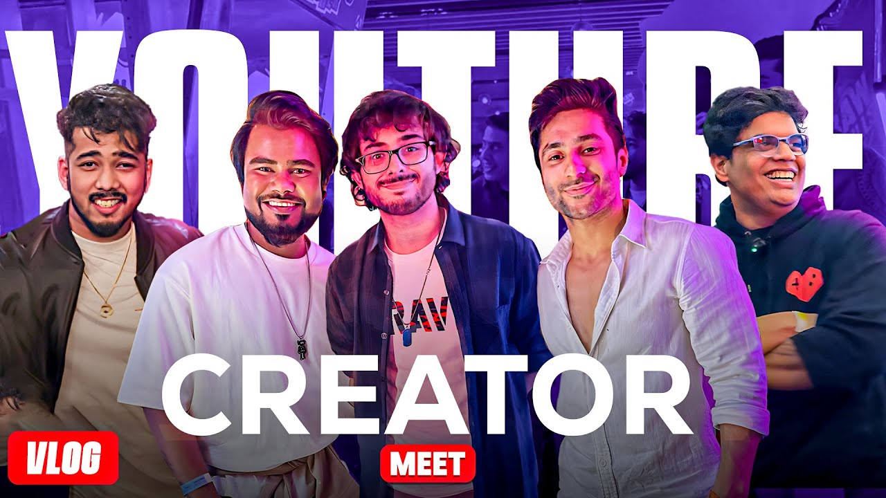 First time meet Carryminati,Harsh beniwal, YouTube Gamer Verse