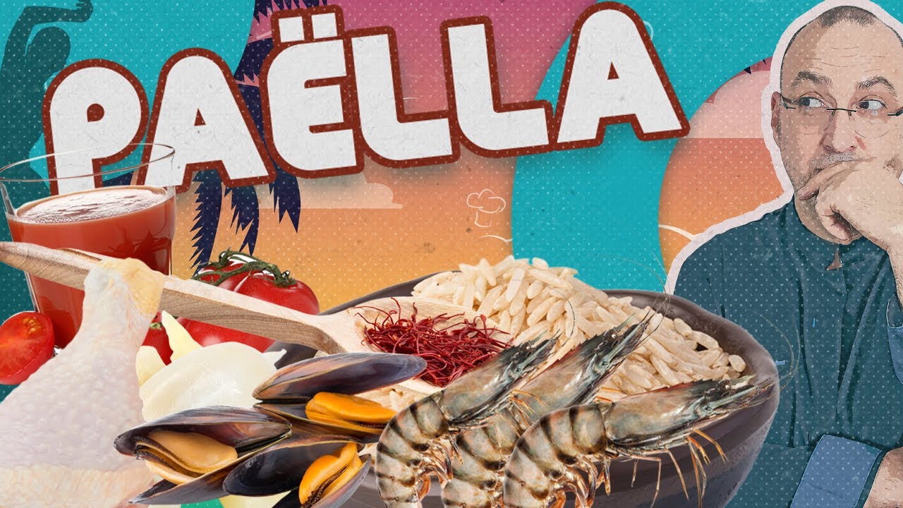 Recette PAËLLA au FRUIT de MER et POULET Rapide Facile