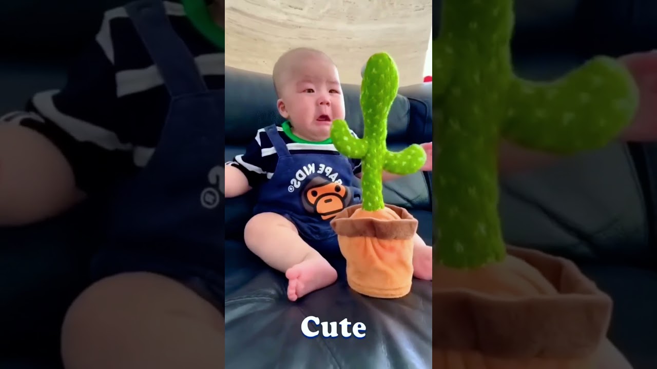 B&eacute; kh&oacute;c nhưng tui cười #cutebaby #babyshark #dethuongmuonxiu #xuhuong2023 #viral