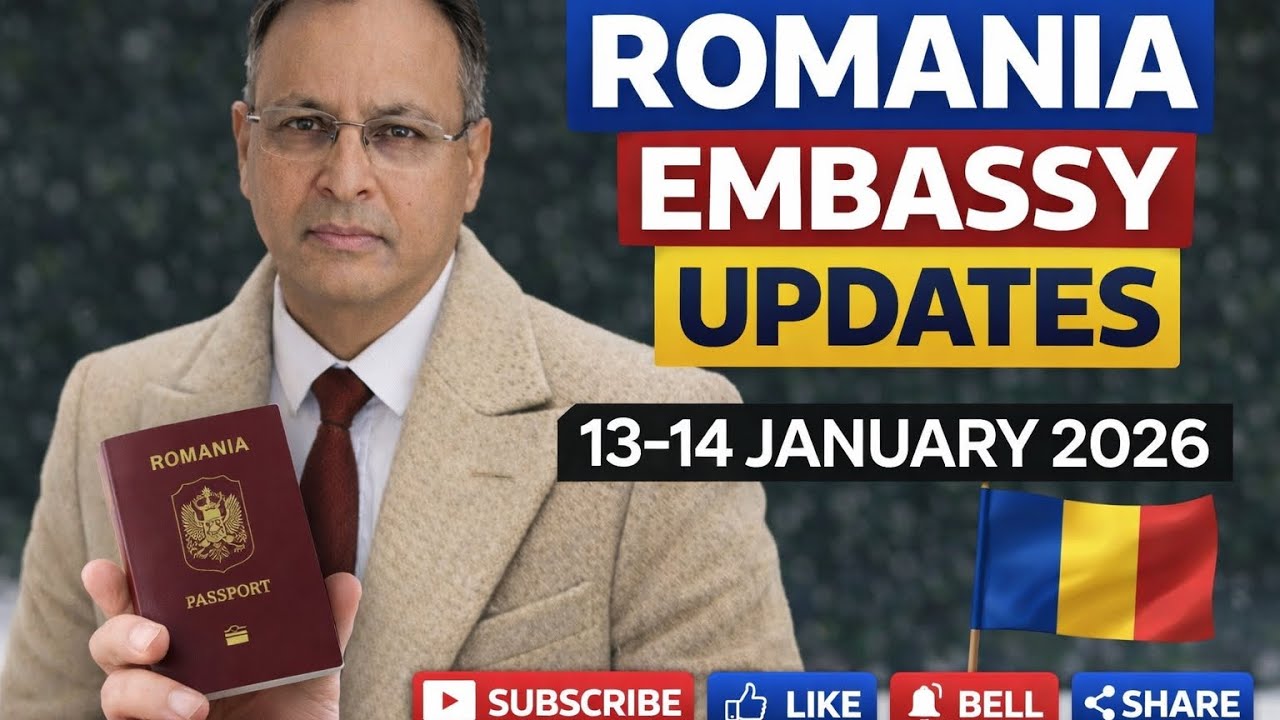 Romania Embassy Updates 13–14 Jan,2026 | Passport Return | Qatar Visa Approved | Oman Embassy Closed