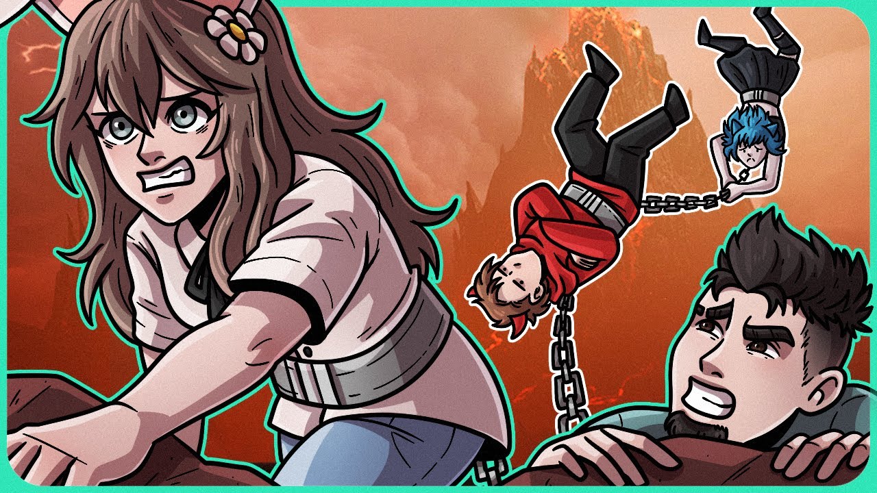 GET OVER IT - WITH FRIENDS | Chained Together